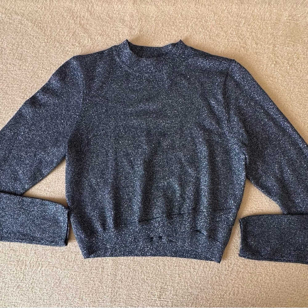 Express Gray Crew Neck Sweater